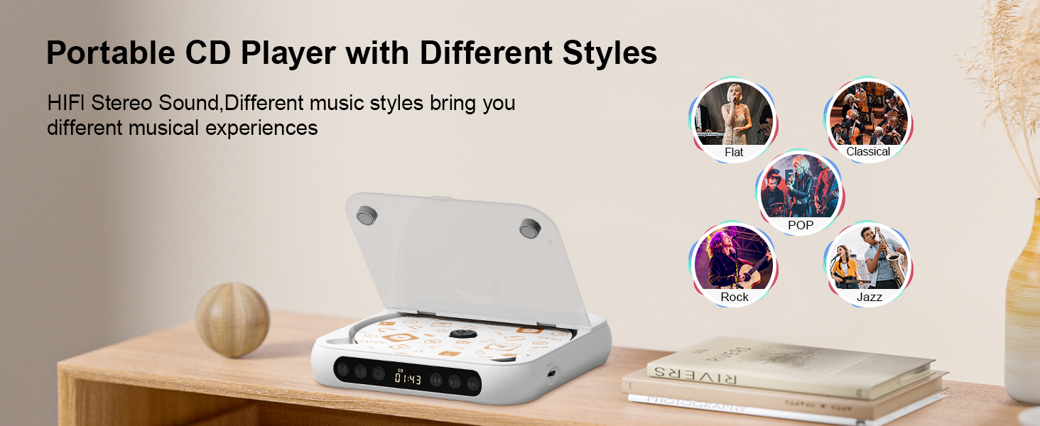 KC918 white cd player