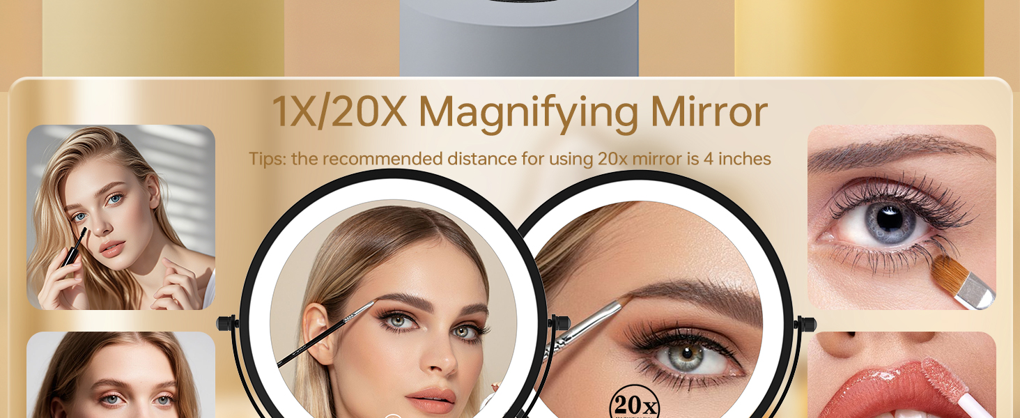 1X/20X Magnifying Mirror