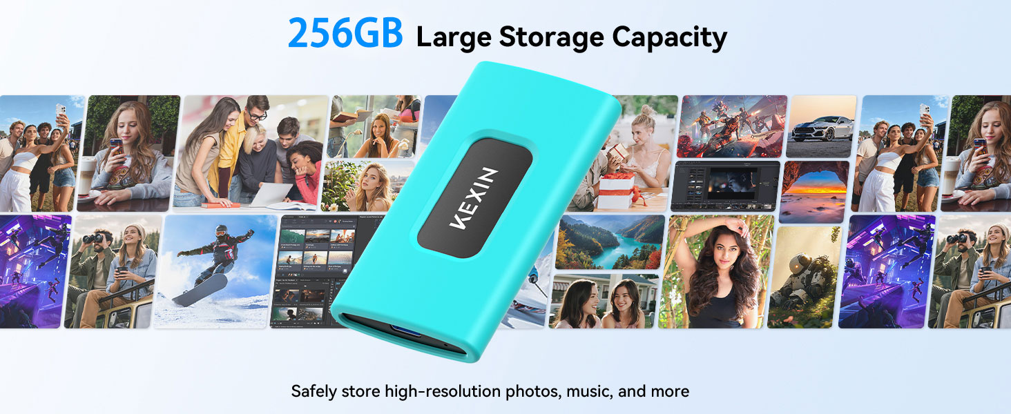 256GB External Hard Drive