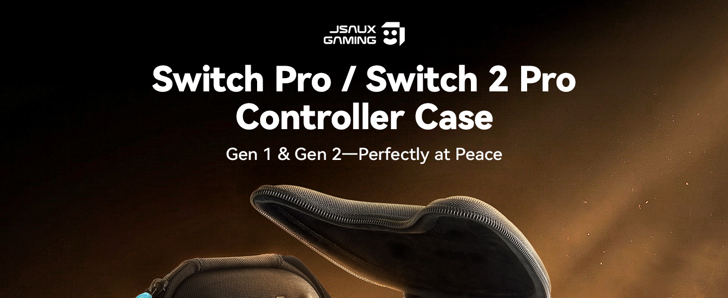 JSAUX Carry Case Compatible with Nintendo Switch Pro/Switch 2 Pro Controller