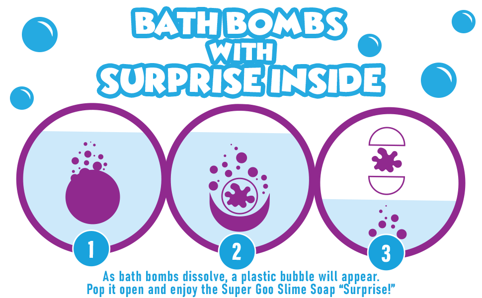 bath bombs with surprise inside