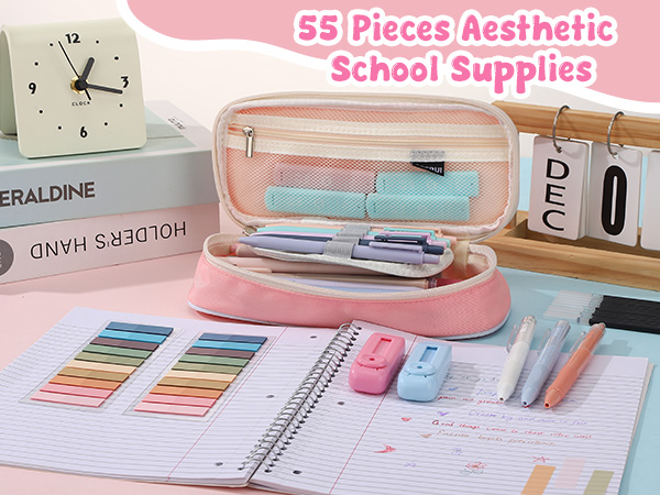 Aesthetic School Supplies