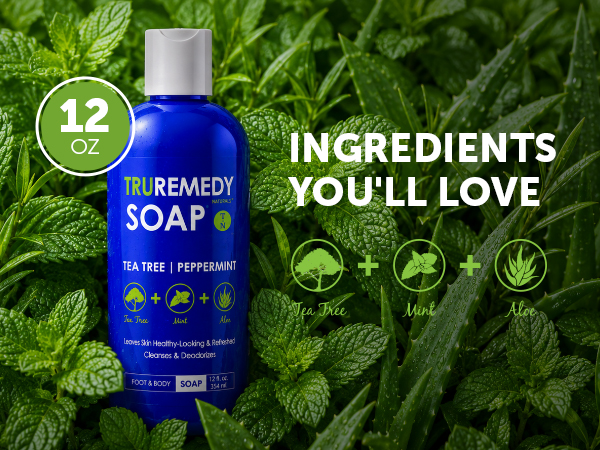Truremedy body wash Tea Tree Peppermint