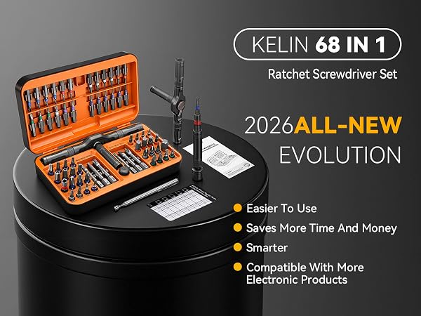 Magnetic Ratchet Screwdriver Set