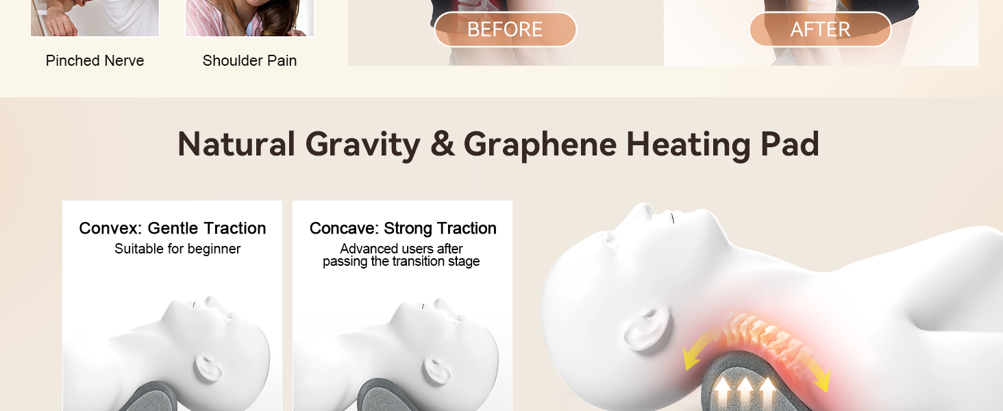 Heated Neck Stretcher for Pain Relief