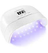 LadyMisty UV Nail Lamp, 2026 Upgrade UV Light for Gel Nails with New 30 Dual Beads, 4 Timer LED L...