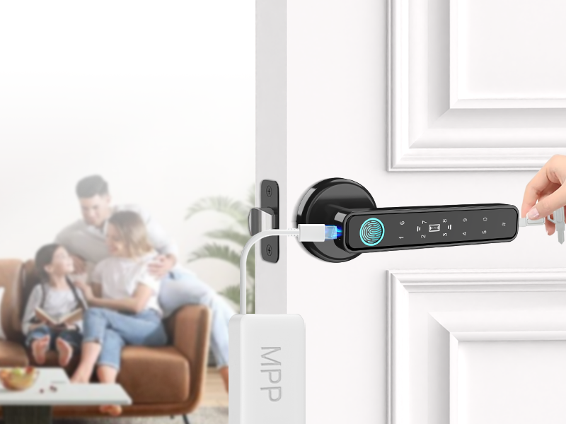 code door knob; room door lock; locking door knob for bedroom; smart door handle; inside door lock;