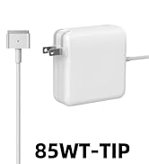 Mac Book Pro Charger 85W T-Tip Power Adapter, Compatible with Mac Book Pro/Air 13 inch and 15 inc...