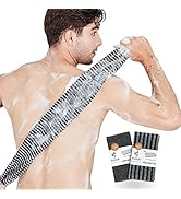 Yiclick Exfoliating Body Scrubber, Back Scrubber for Shower Bath, Japanese Scrub Wash Cloth, Exfo...