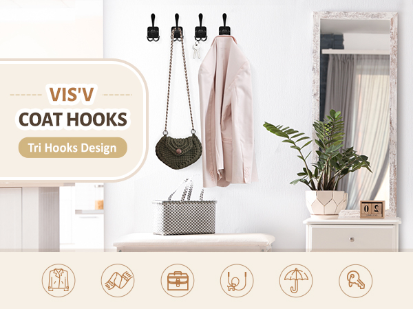 tri coat hooks