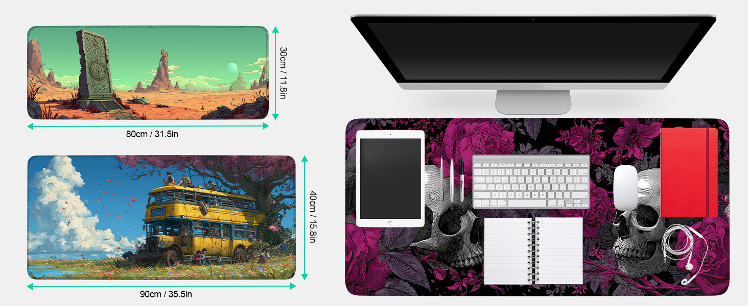 mouse pad for keyboard and mouse