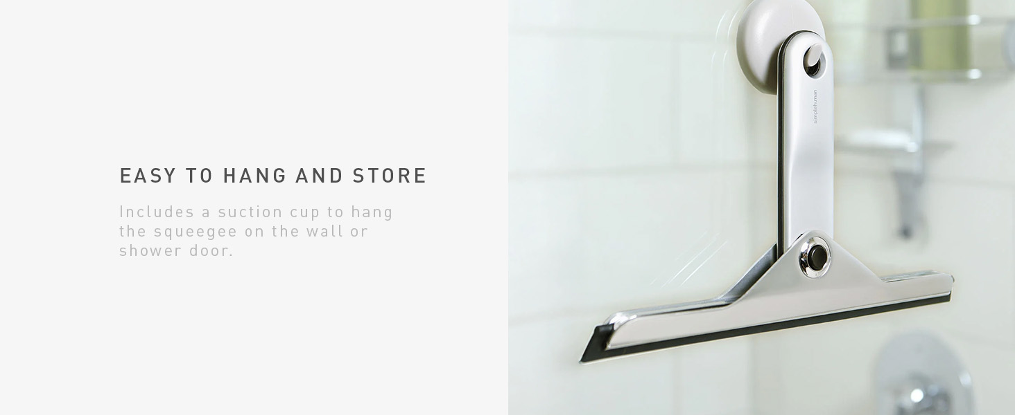 Easy to Hang and Store | Includes a suction cup