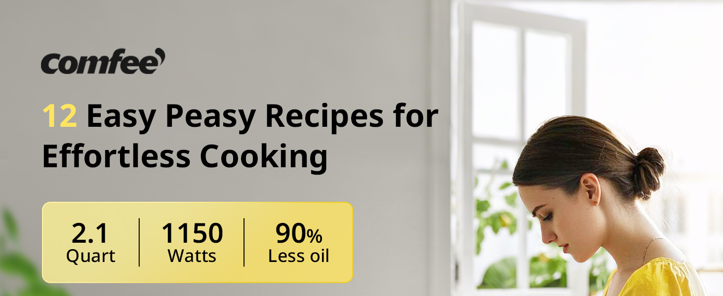 air fryer with preset menu