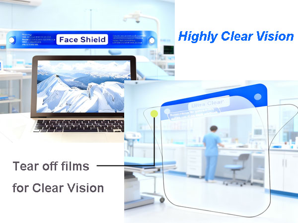 reusable face shield face shield for shower face shield sold during corona virus 