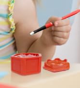 Sili Glue Pod and 3 Sili Micro Glue Brushes with Multi Purpose Sealable Lid/Glue Brush Holder • F...