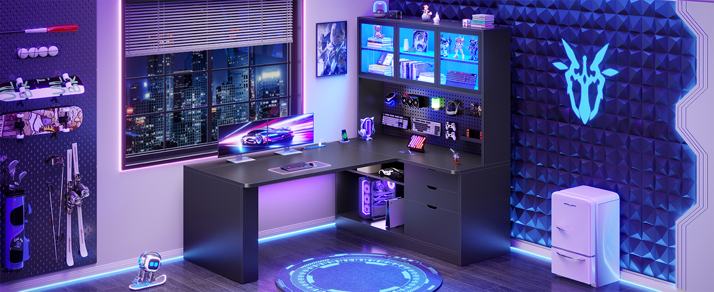 l shaped gaming desk