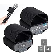 SUNMON Hand Microphone Elastic Sleeve for Rode Wireless Go 2, Pro/ME - 2 Pack Accessories for Spe...