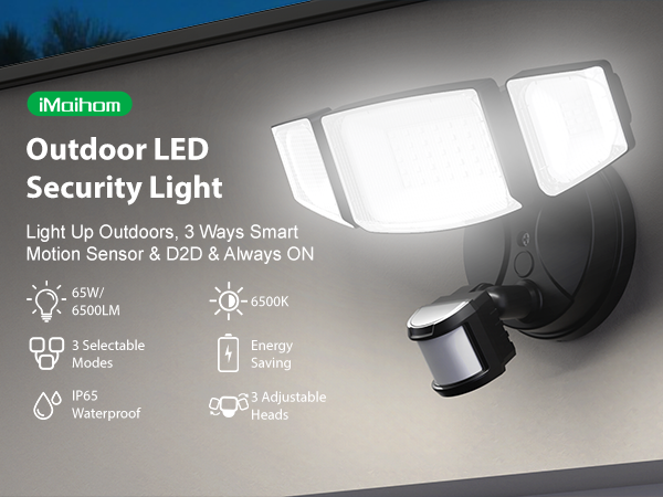 motion sensor outdoor lights