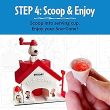 Snoopy SNo Cone Step 4