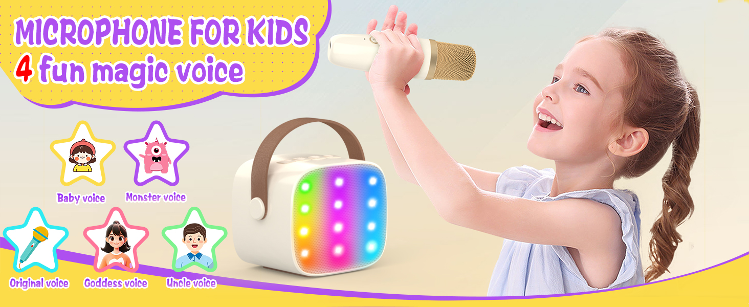 karaoke machine with voice changer effect