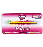 MASTERART Colored Pencils 150 Colors including Pastel Colors, Neon Colors, Metallic Colors, Blend...