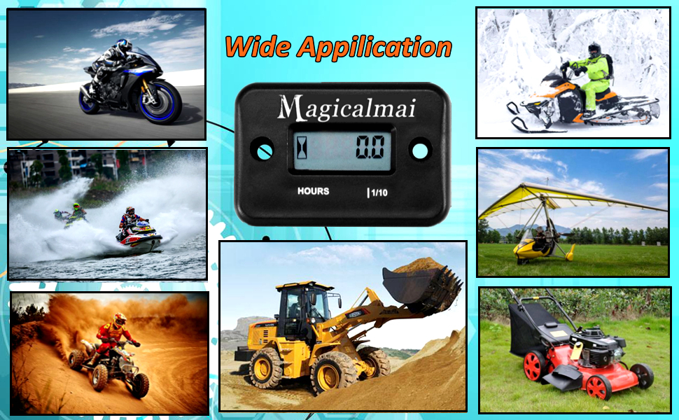 hour meter widely use for generator small engine sawmill champion generac honda compressor excavator