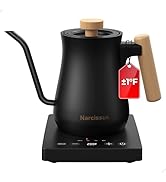 Narcissus P901 Gooseneck Electric Kettle with ±1? Temperature Control Function, 1200 Watt Rapid B...