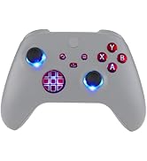 eXtremeRate Multi-Colors Luminated D-pad Thumbsticks Start Back Sync ABXY Buttons for Xbox Series...