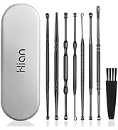 8 Pcs Ear Wax Removal Kit,Professional Double-Headed Ear Pick Earwax Removal Tools,316L Stainless...