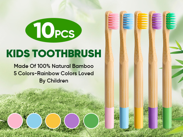 kids toothbrush bamboo toothbrushes