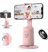 Auto Face Tracking Phone Holder - 360° Rotation Face Body Phone Tracking Tripod Rechargeable Smar...