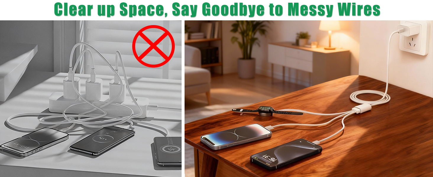 multi charging cable for travel