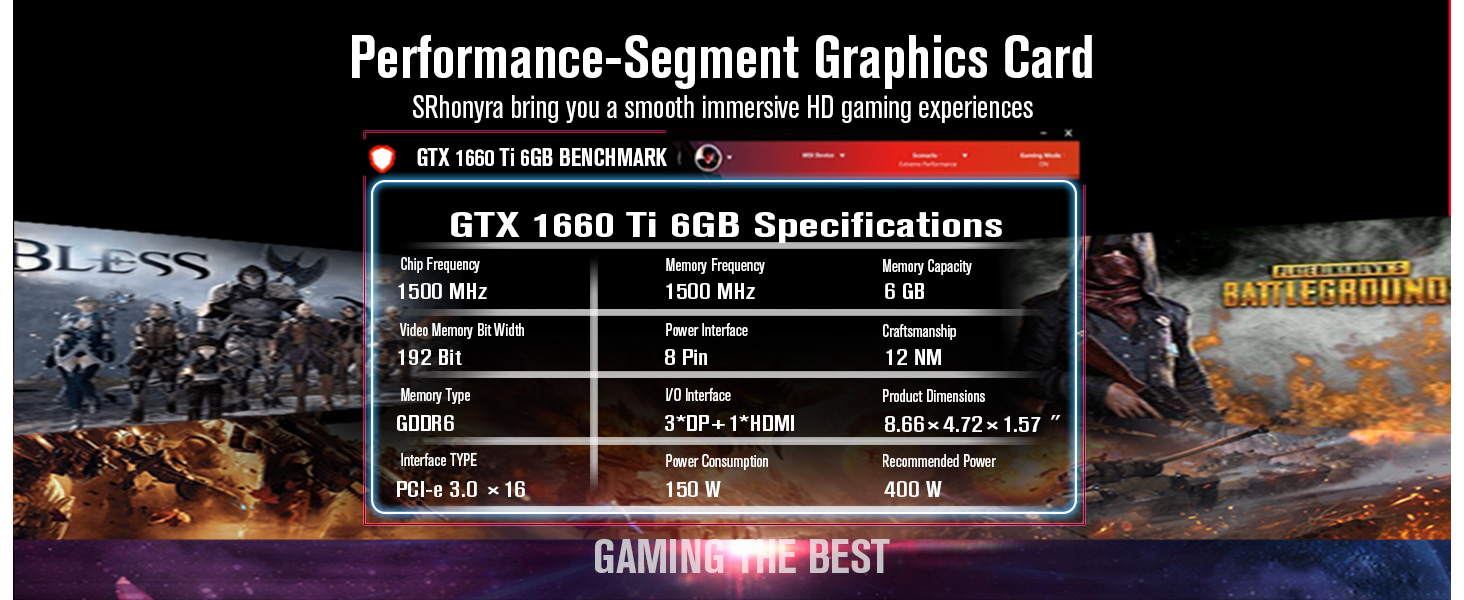 SRhonyra SR166TD6M6G1 SPECS