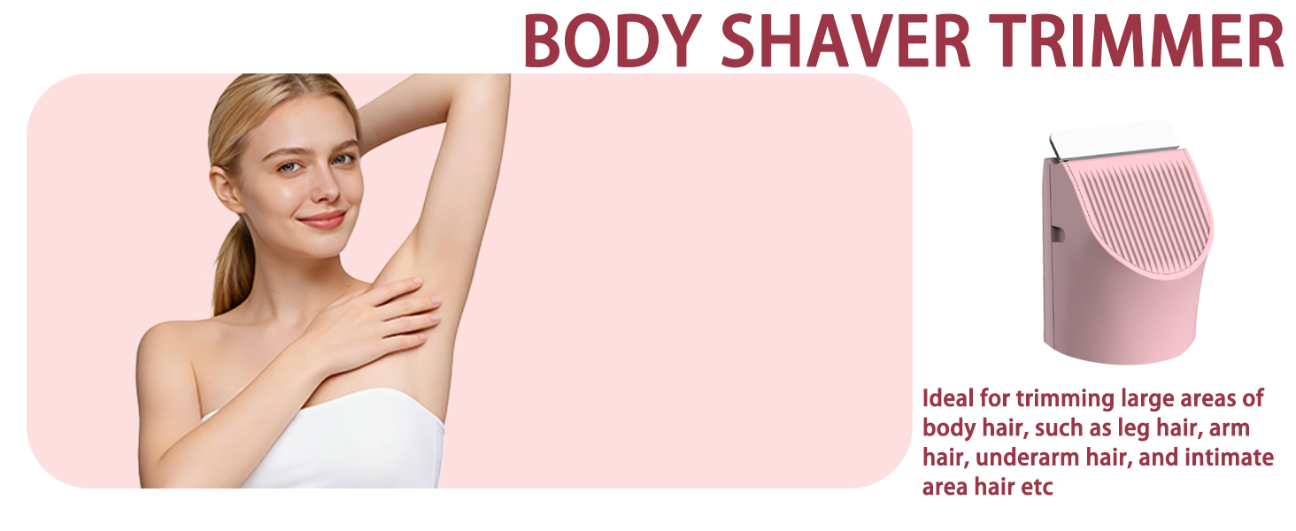 Bikini Trimmer for Women : 3-in-1 Painless Electric Shaver
