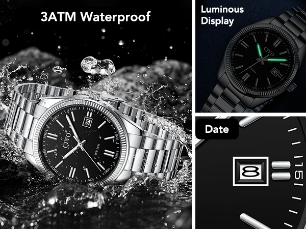 silver watch for men