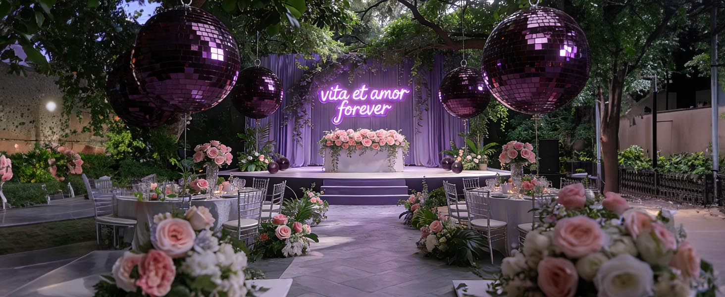Purple Disco Ball