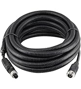 INSEETECH 4 Pin Camera Cable with Corrugation Tube Cover, Aviation Extension, 4 Pin Video Cable f...