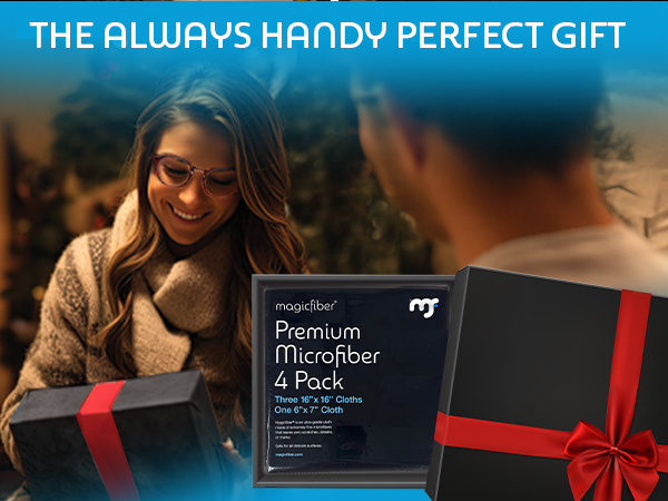 Perfect gift! Versatile microfiber cloths for screens, lenses. Ideal for any occasion.