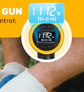 cordless heat gun with LCD