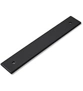 khtumeware 5 Pack 4" Square Backplate 3" 76mm Center-Center, Matte Black Backplate for Pulls