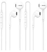 2 Packs for iPhone Headphones Wired Earbuds/Earphones with Built-in Microphone &amp; Volume Control H...