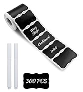 Wavy Shape Chalkboard Labels