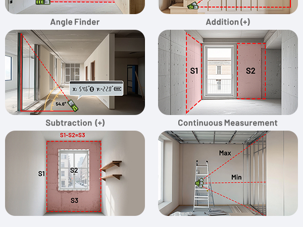 digital tape measure with laser