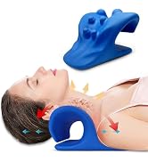 EXQUISLIFE Neck and Shoulder Relaxer, Cervical Traction Device for Muscle Tension Relief, Neck St...