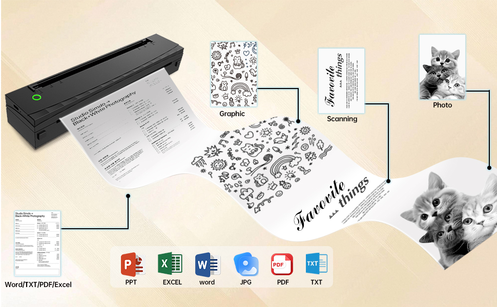 inkless portable printer