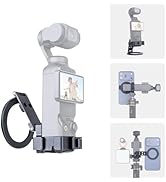 Xixan Pocket 3 Magnetic Mount Stand, Aluminium Alloy Expansion Cage Camera Holder with Cold Shoe ...