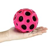 Luckana 10cm Moon Space Balls, Hyper Bouncy High Bounce Ball for Kids &amp; Adults, Extreme Bouncing ...