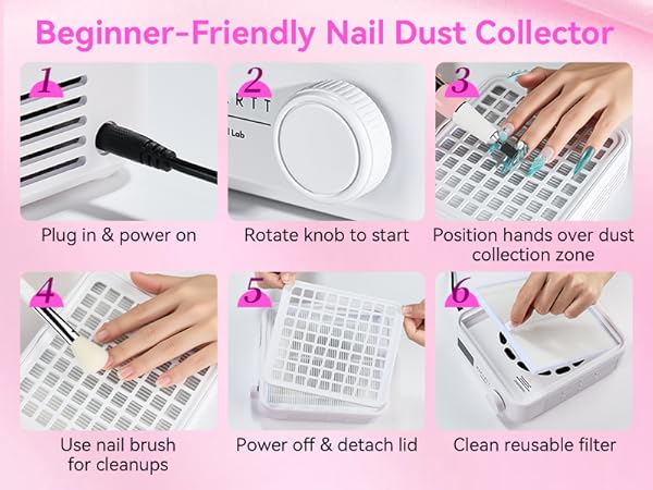 nail dust collector