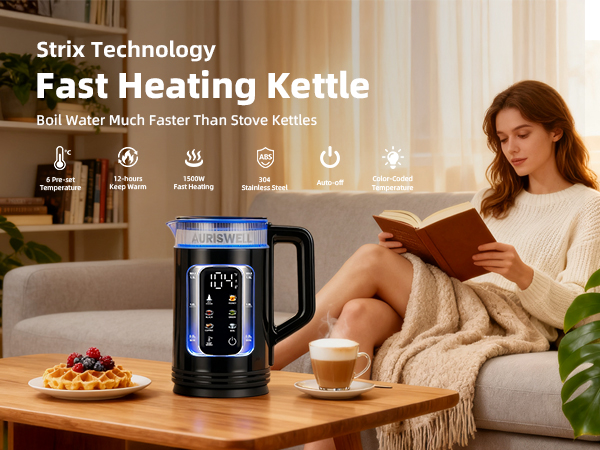 glass kettle electric
