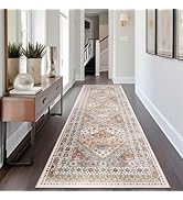 zesthome Washable Runner Rug 2.5x8 - Stain Resistant Entryway Rugs, Ultra-Thin Kitchen Rug, Anti ...